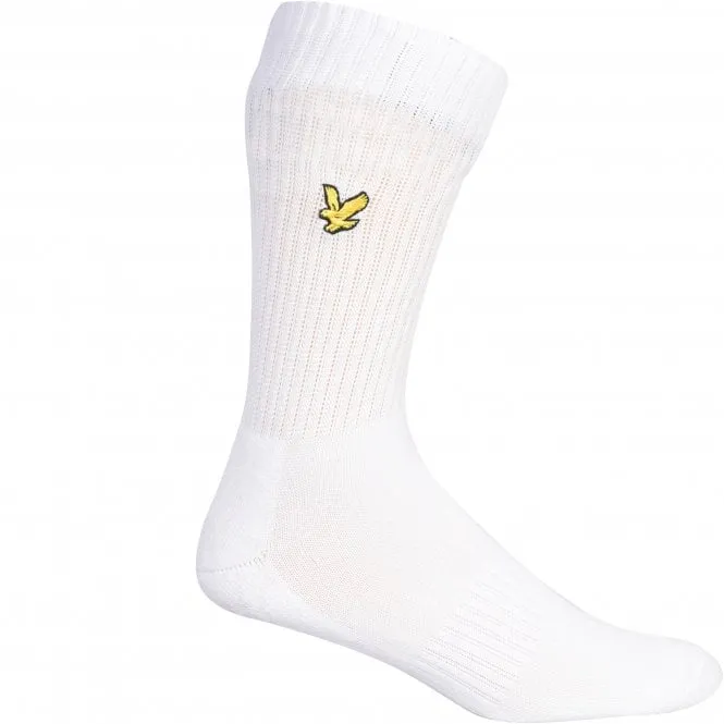 5-Pack Golden Eagle Logo Sports Socks, Black/Grey/White/Navy