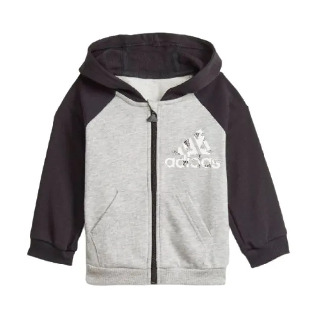 Adidas Badge Of Sport  Infant-Unisex Training Suit Heather Grey/Black