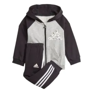 Adidas Badge Of Sport  Infant-Unisex Training Suit Heather Grey/Black