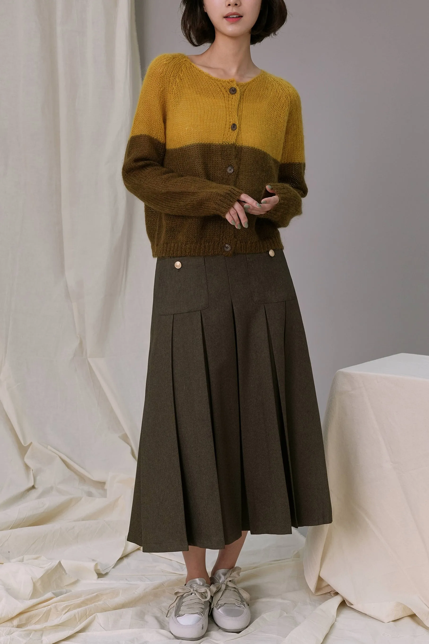 Aisha Color Cardigan