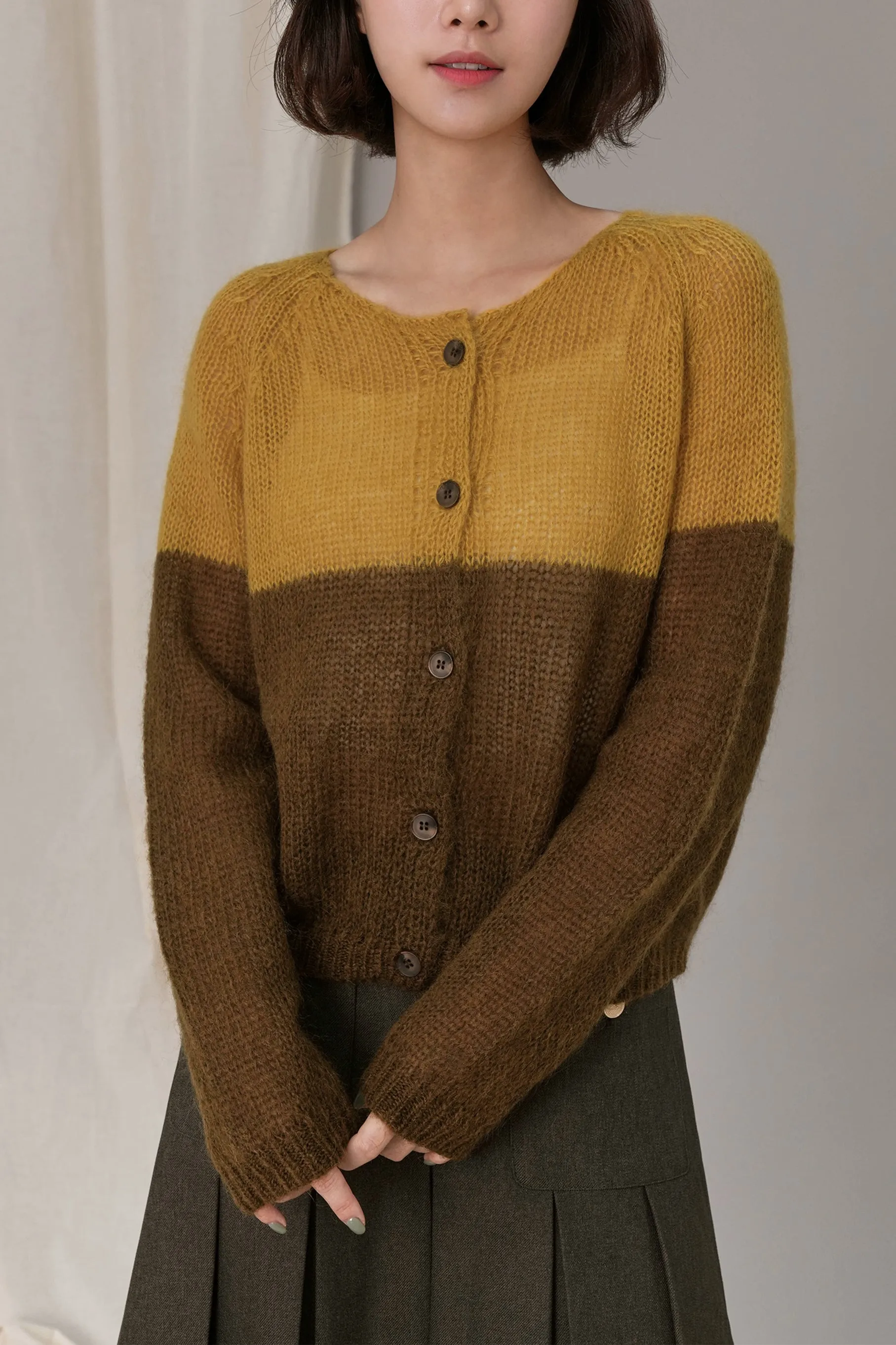 Aisha Color Cardigan