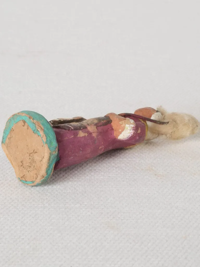 Antique Provençal Santon of a Spinner