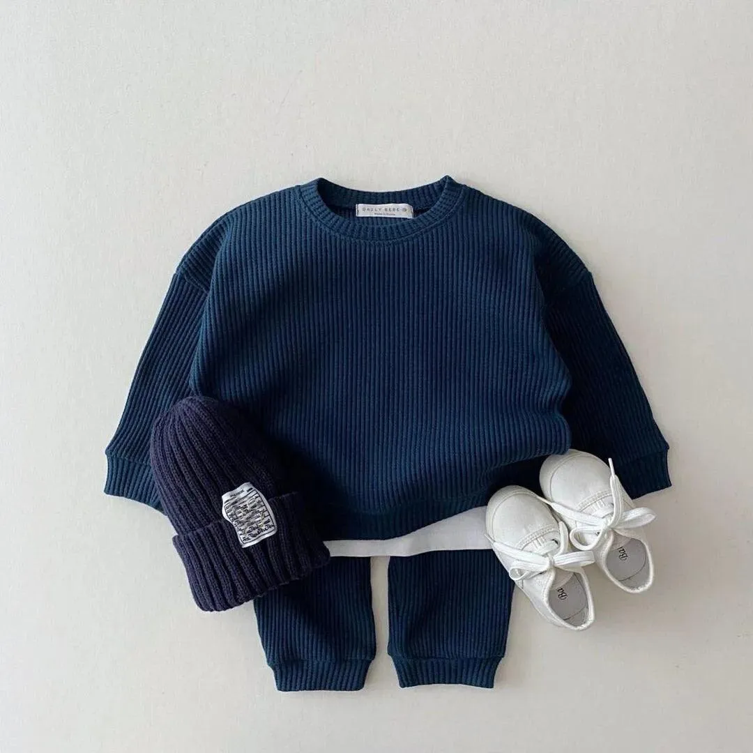 Autumn Sweatshirt and Pants Set