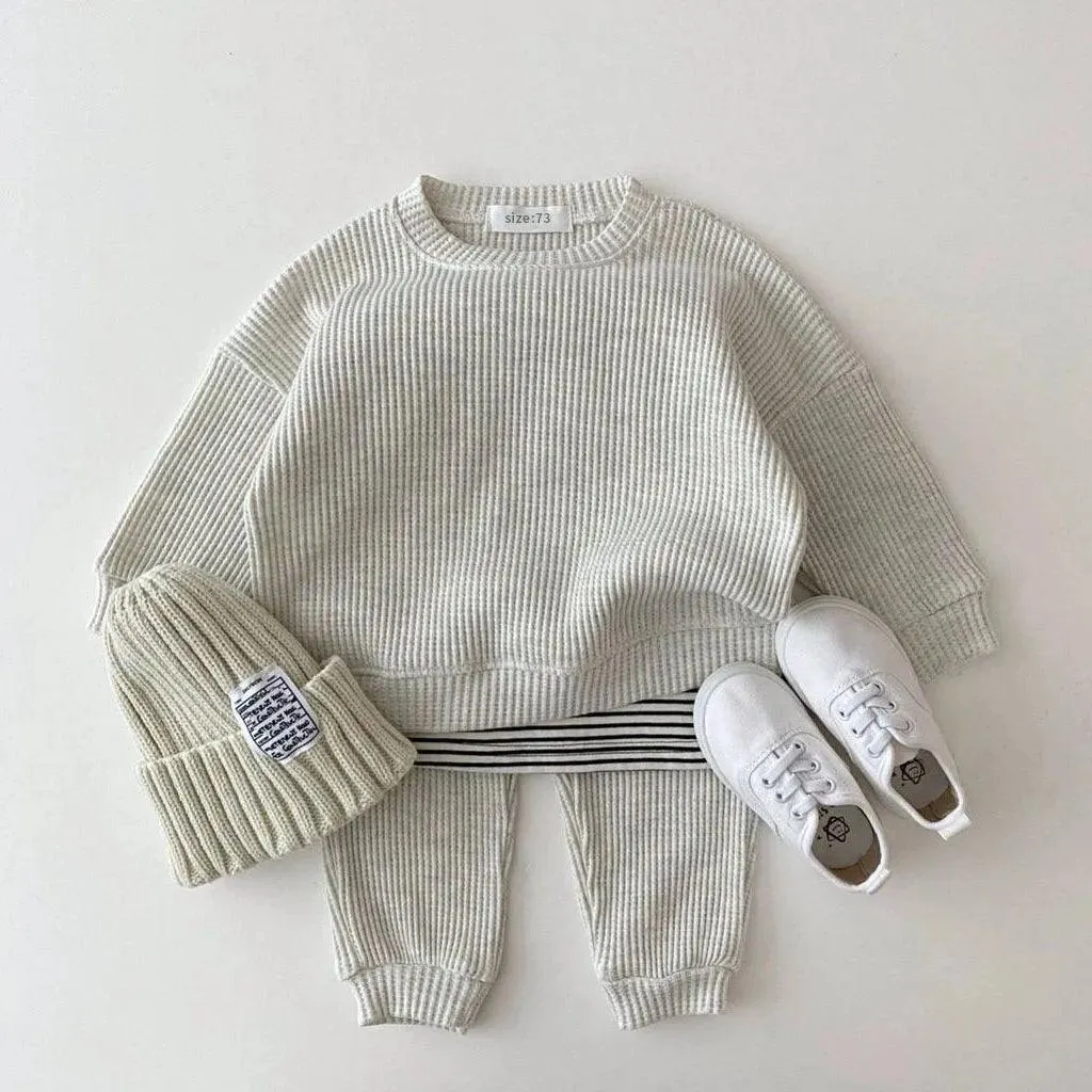 Autumn Sweatshirt and Pants Set