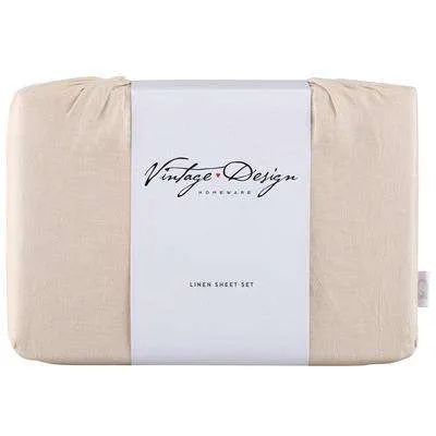 Birch French Linen Sheet Set