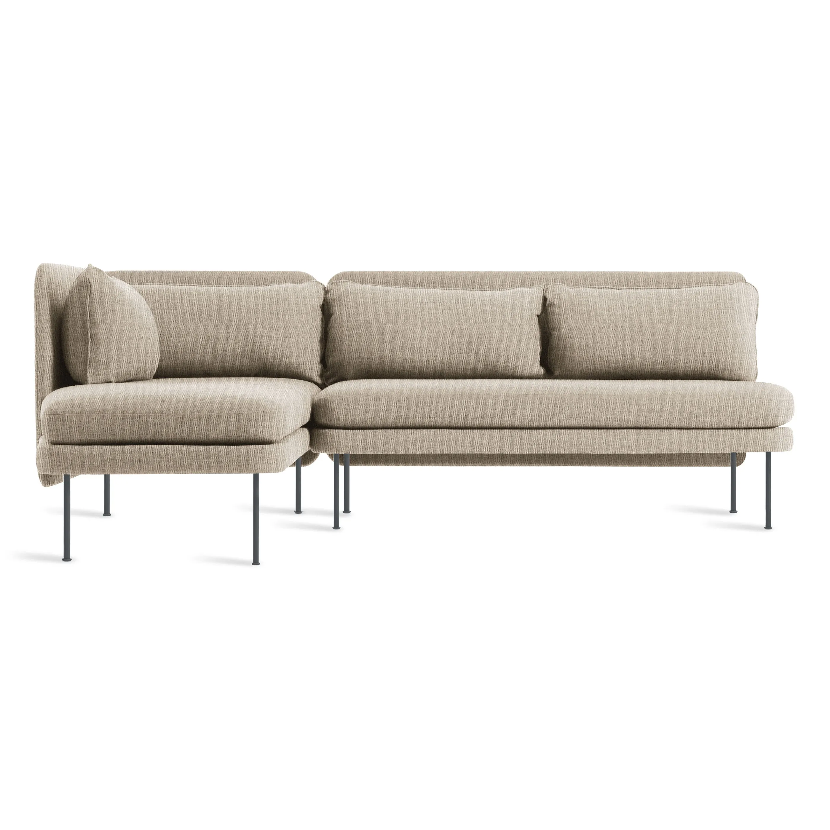 Bloke Armless Sofa w/ Chaise
