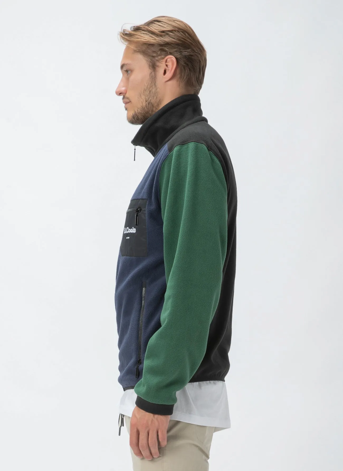 B.Quick Polarfleece Jacket Colour Block