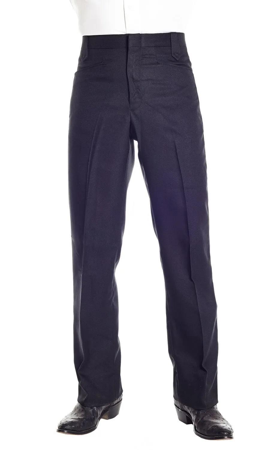 Circle S Mens Black Polyester Ranch Dress Pants 36