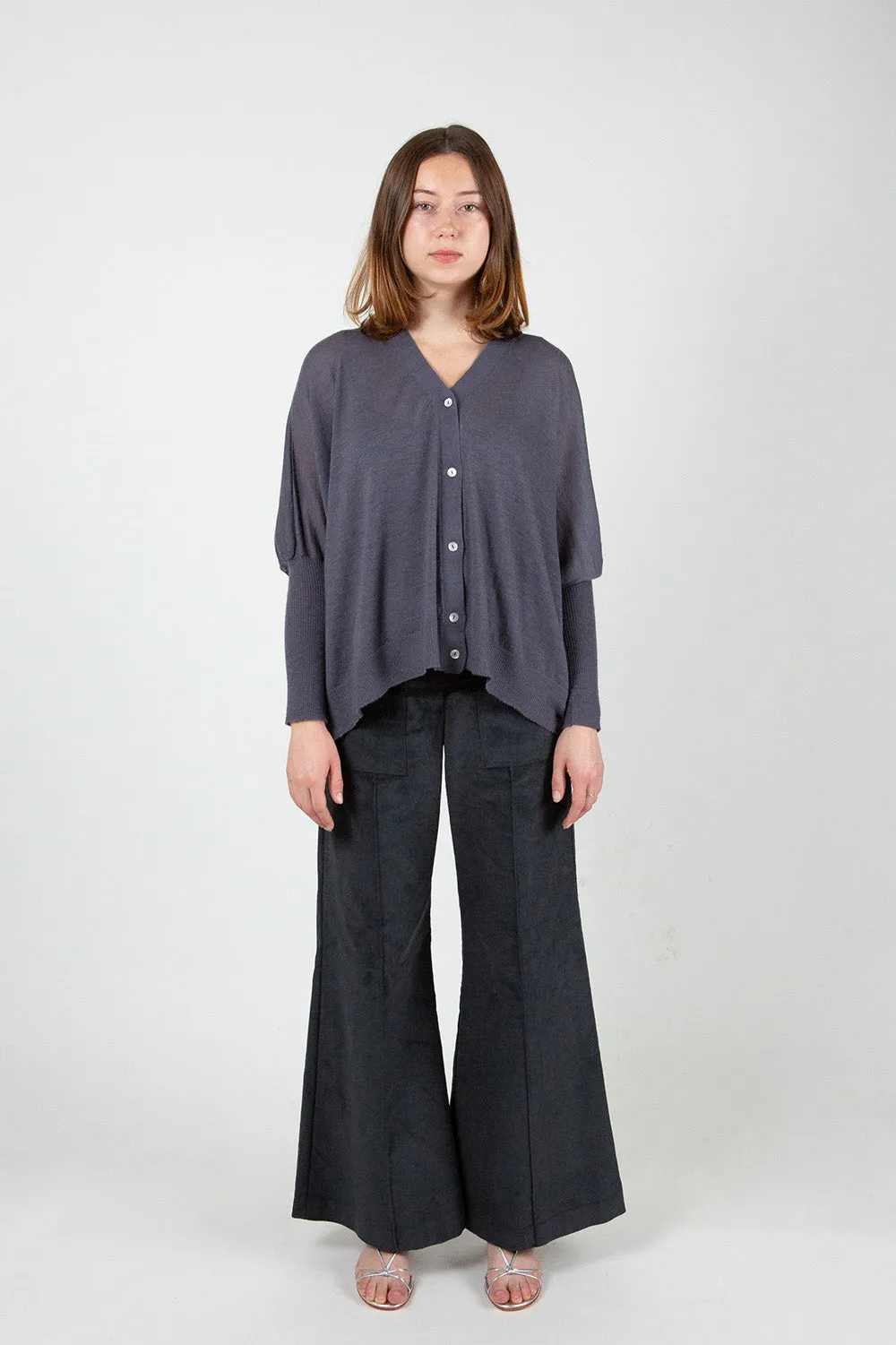 Darby Cotton Corduroy Pants In Slate