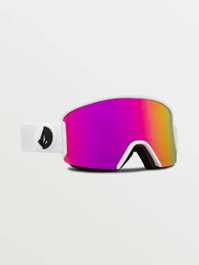 Garden Goggle - Matte White / Pink Chrome