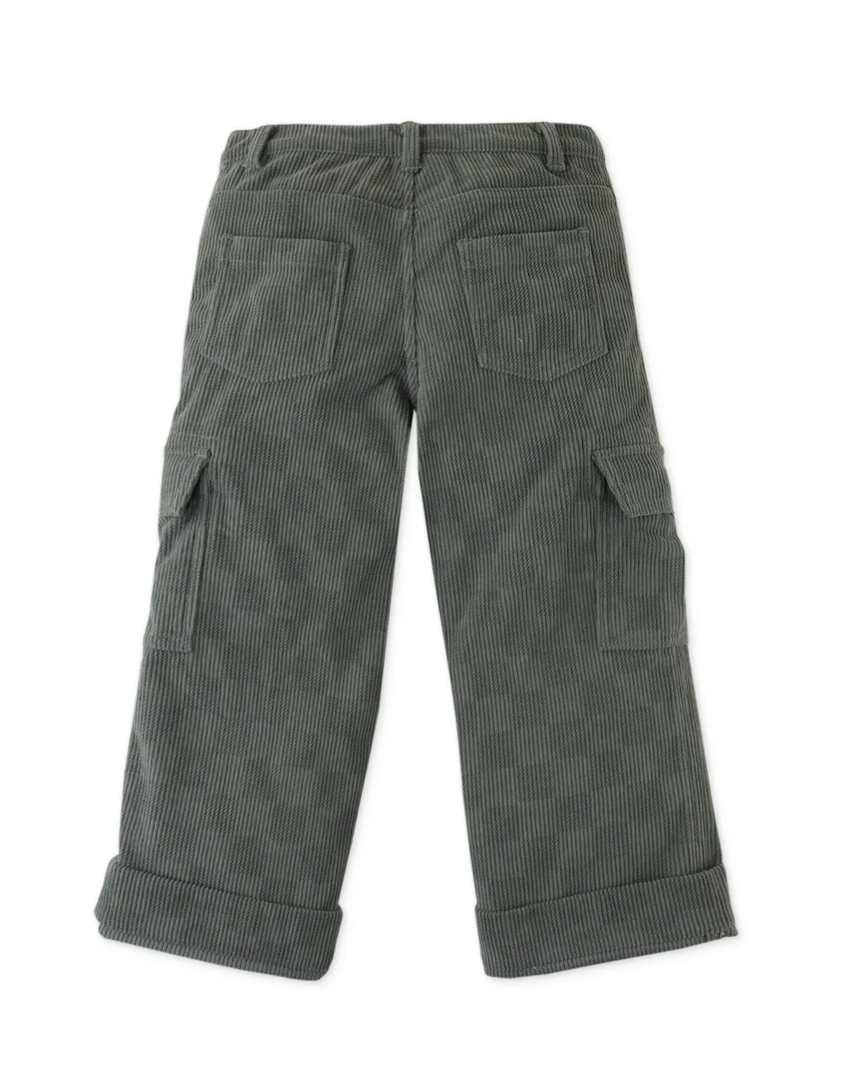 GIRLS CORDUROY WIDE LEG PANTS