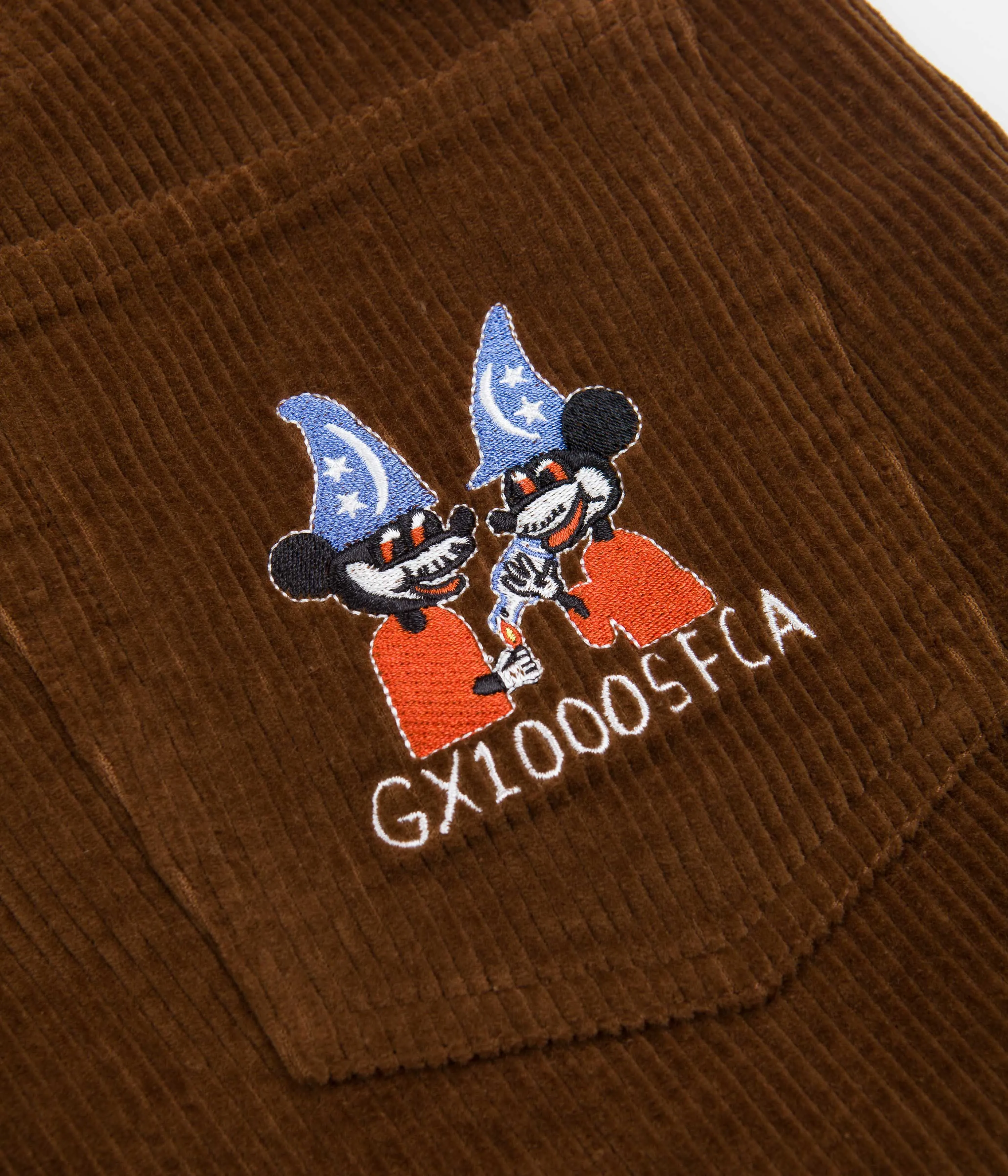GX1000 Dimethyltryptamine Baggy Cord Pants - Tobacco
