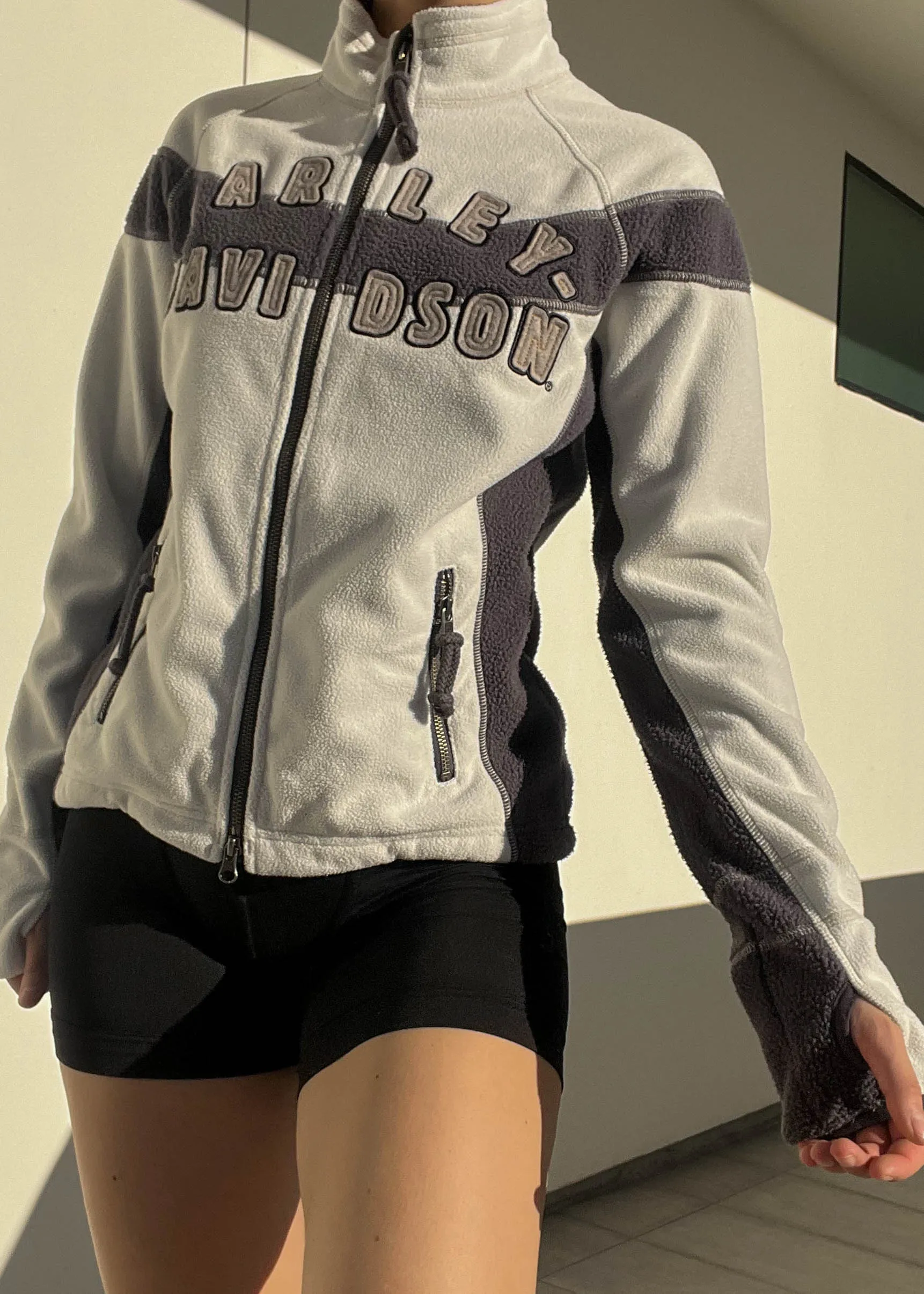 Harley Double Zip Fleece Jacket (S)