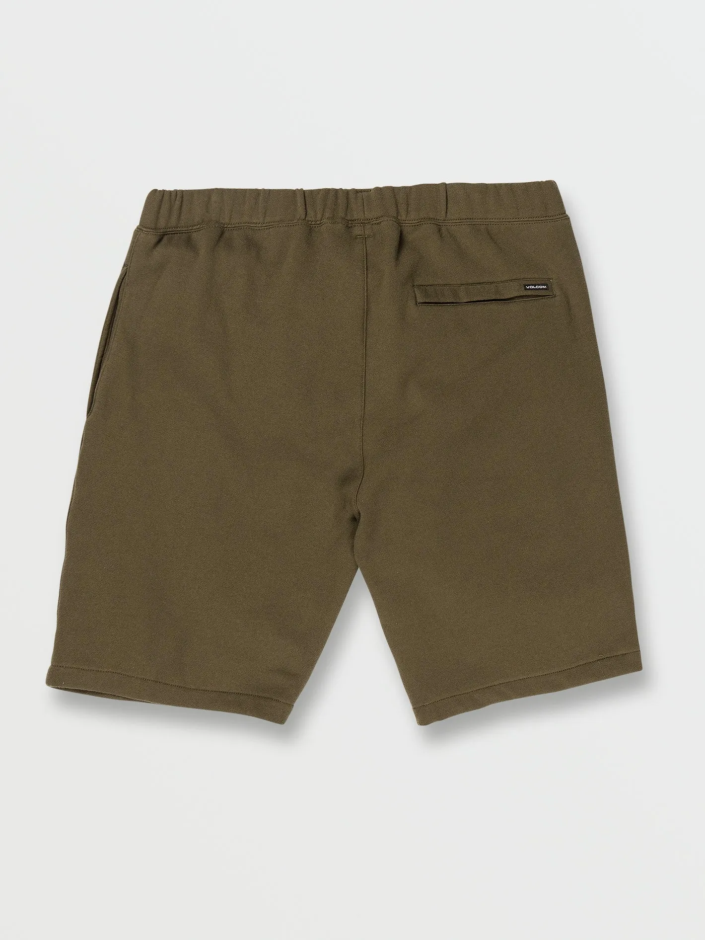 Iconic Stone Fleece Shorts - Military