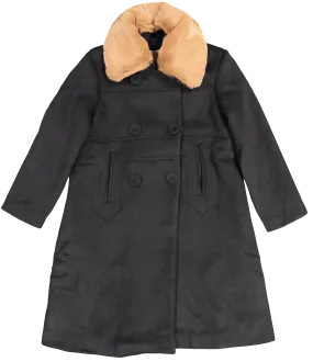 JACKET4-Black/Natural Fur