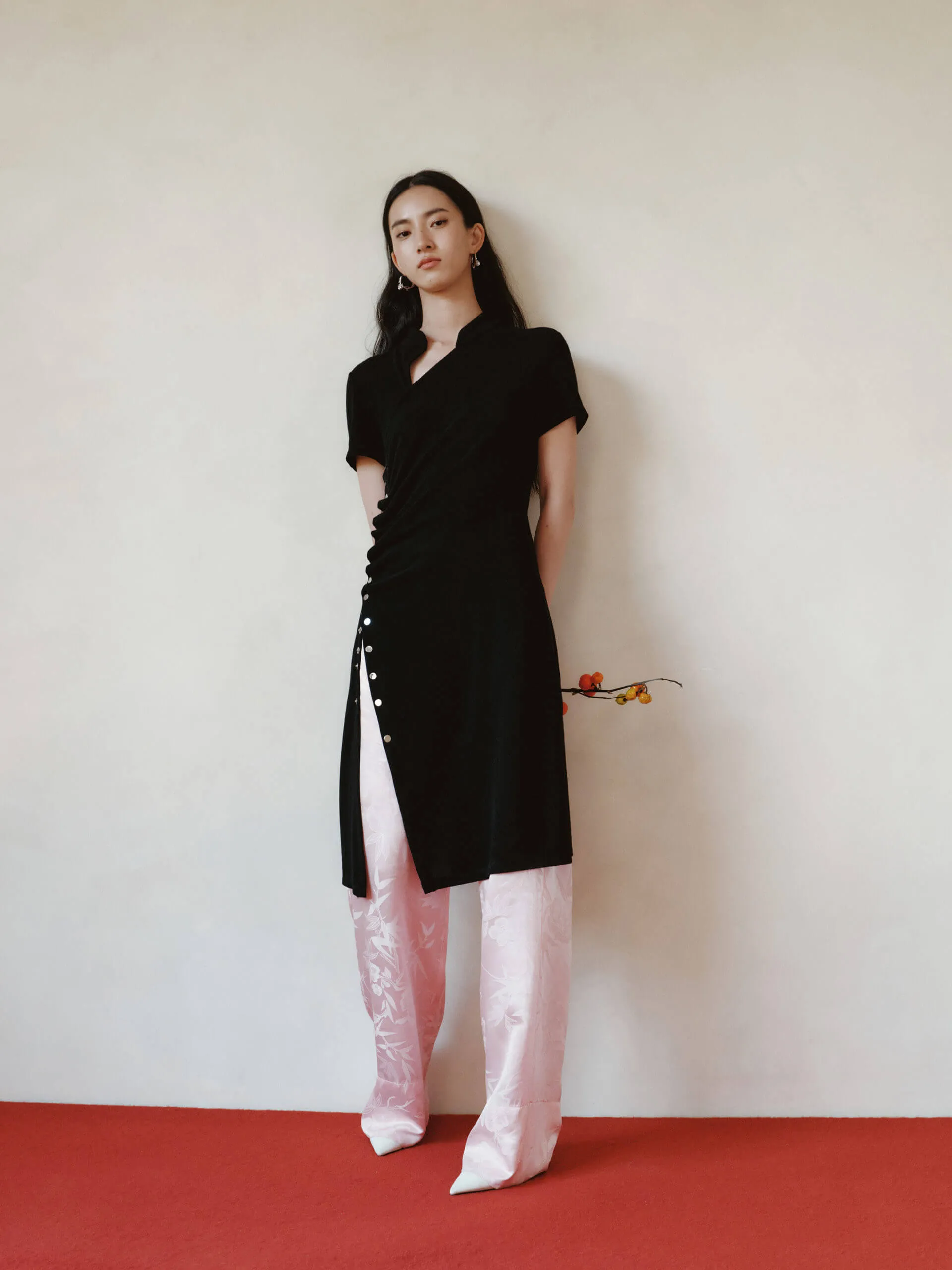 Knitted Wool Midi Dress