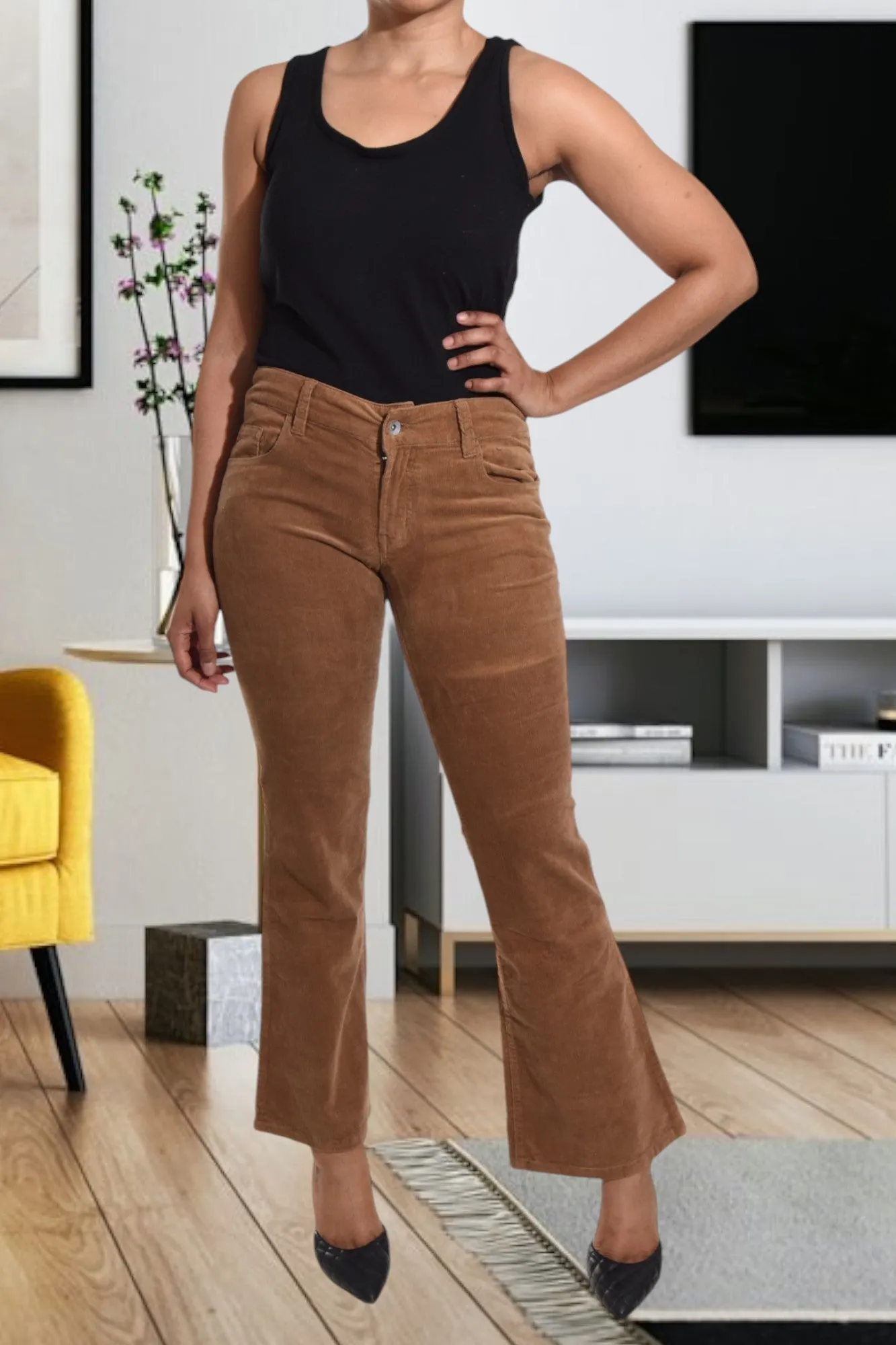 Light Brown Corduroy Pants