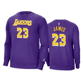 Los Angeles Lakers James Statement PO Crew Fleece