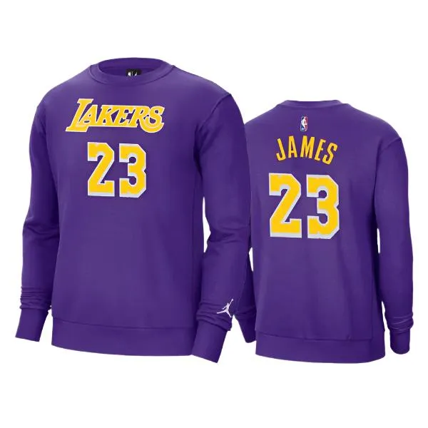 Los Angeles Lakers James Statement PO Crew Fleece