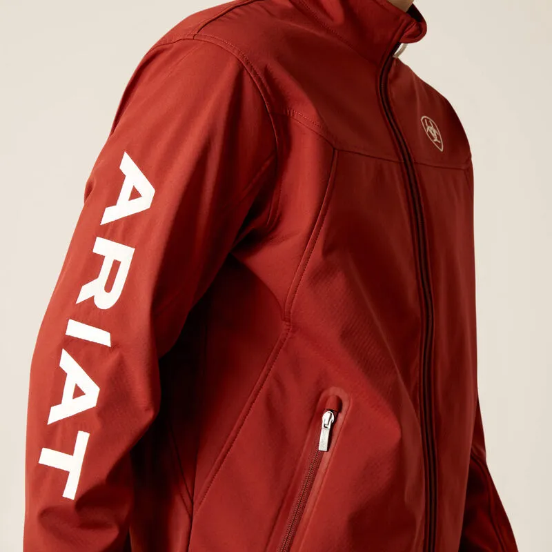 Men's Ariat Team Softshell Fired Brick Jacket - 10046691