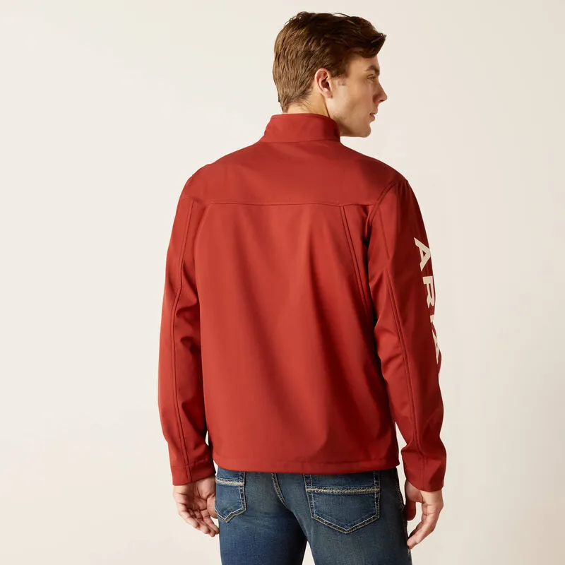 Men's Ariat Team Softshell Fired Brick Jacket - 10046691