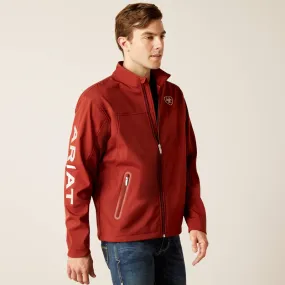 Men's Ariat Team Softshell Fired Brick Jacket - 10046691