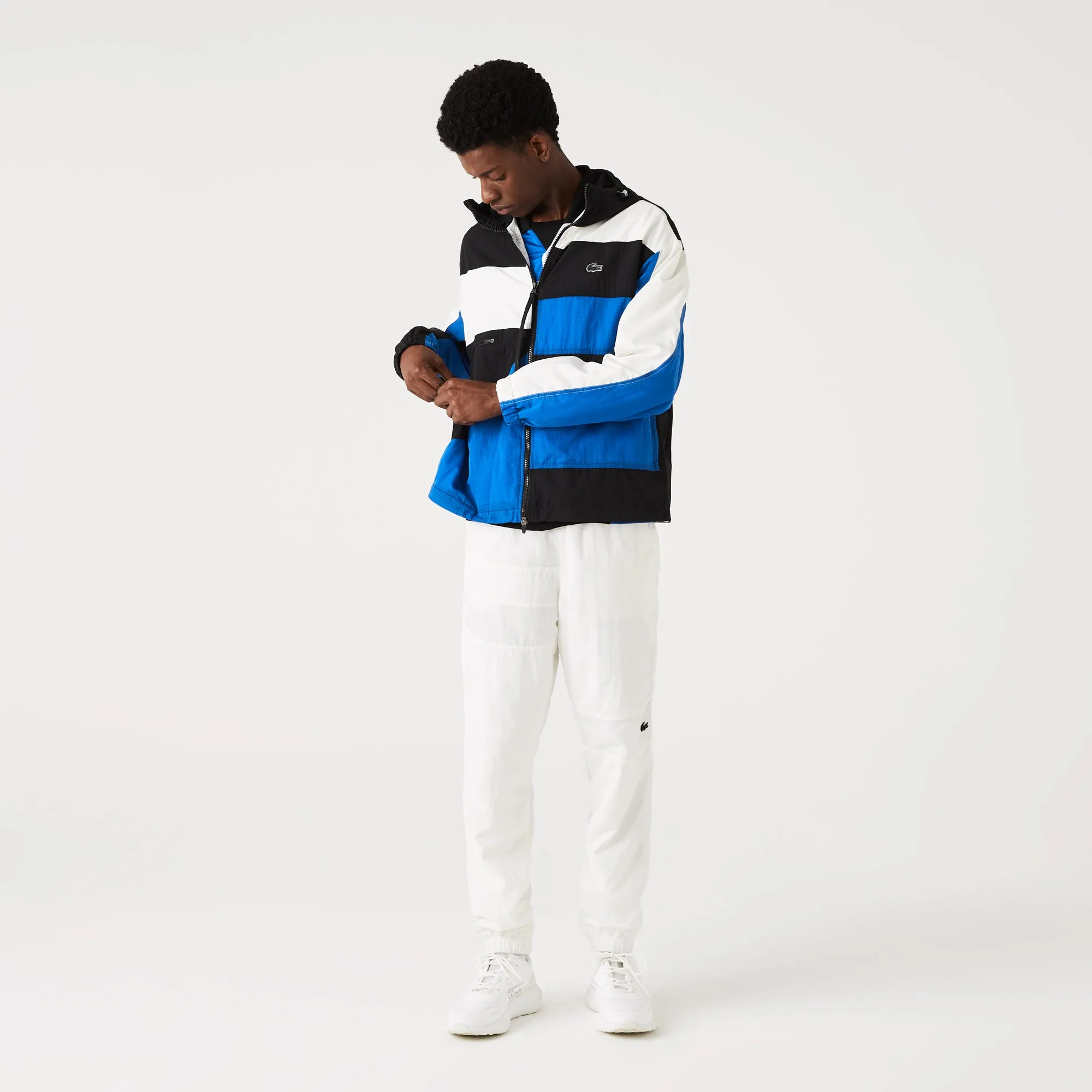 Men's Lacoste Patchwork Effect Jacket - Bh0150