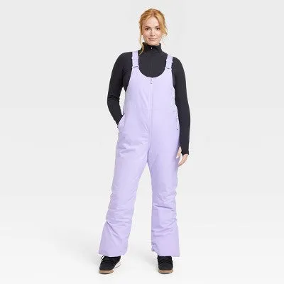 New - Women's 3M Thinsulate Waterproof Snowsport Bib - All in Motion Lilac Purple XL