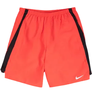 Nike Brief-Lined Challenger Shorts 9" - Crimson Red / Black
