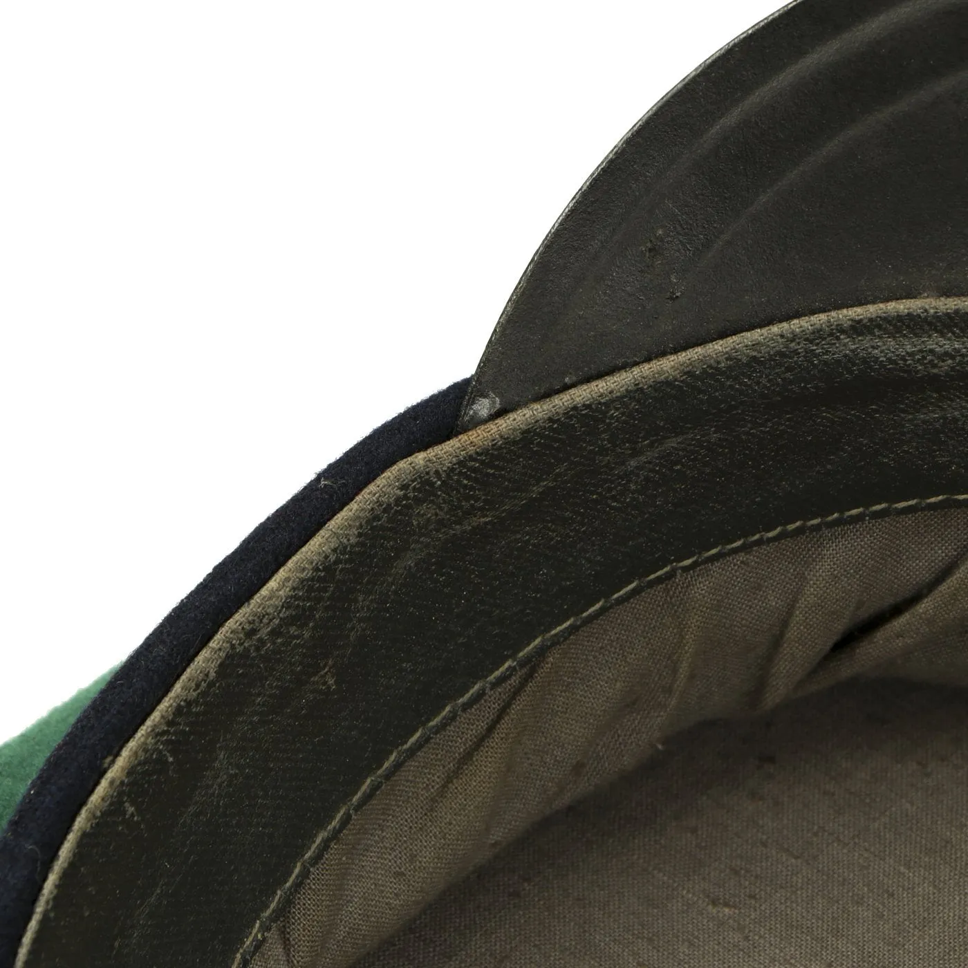 Original Cold War Soviet Border Guard Warrant Officer Service Parade M35 Visor Cap