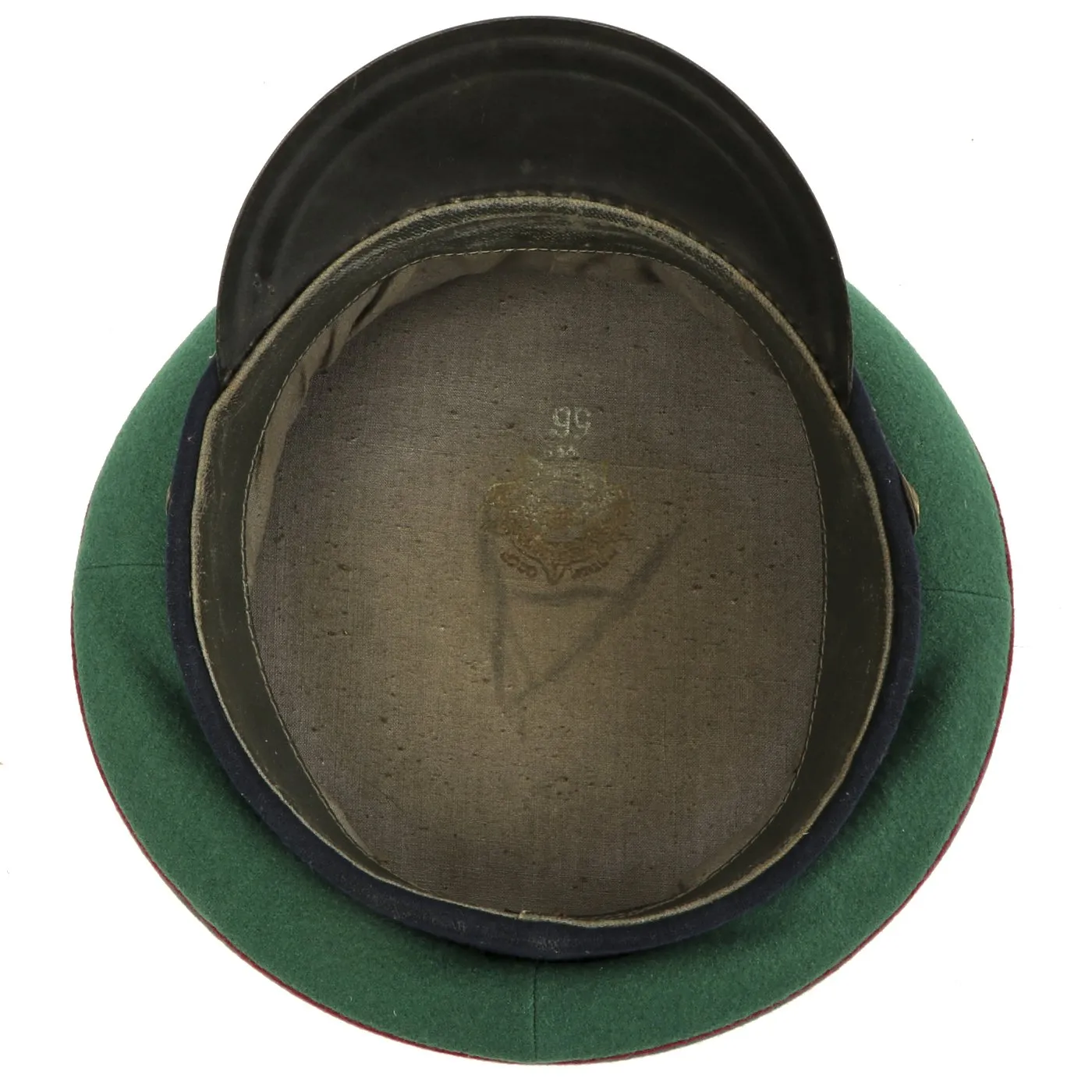 Original Cold War Soviet Border Guard Warrant Officer Service Parade M35 Visor Cap