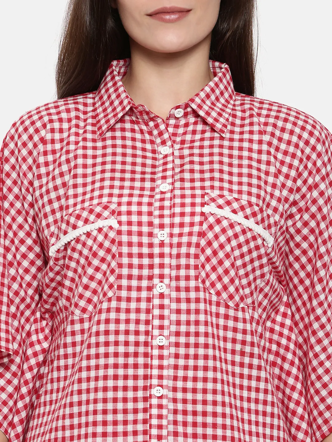 Red Gingham Lounge Set - (Clearance - Final Sale)
