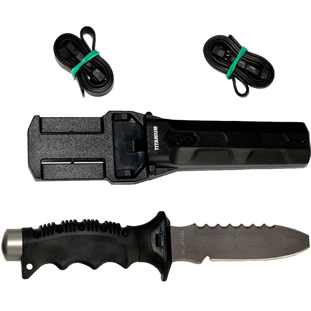 Scuba Max KN-921TI Titanium Blunt Tip Scuba Knife