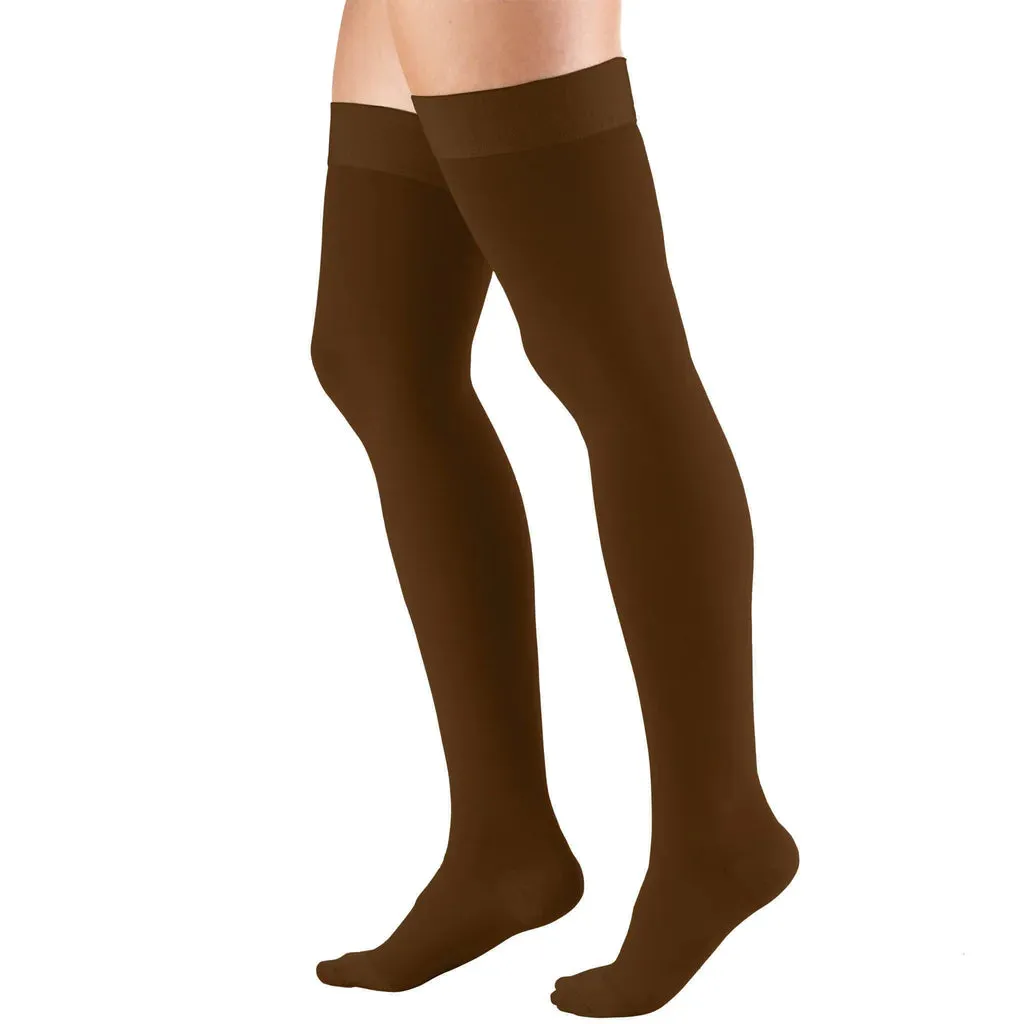 SECOND SKIN Surgical Grade Closed Toe 20-30 mmHg Thigh High Silicone Dot Top