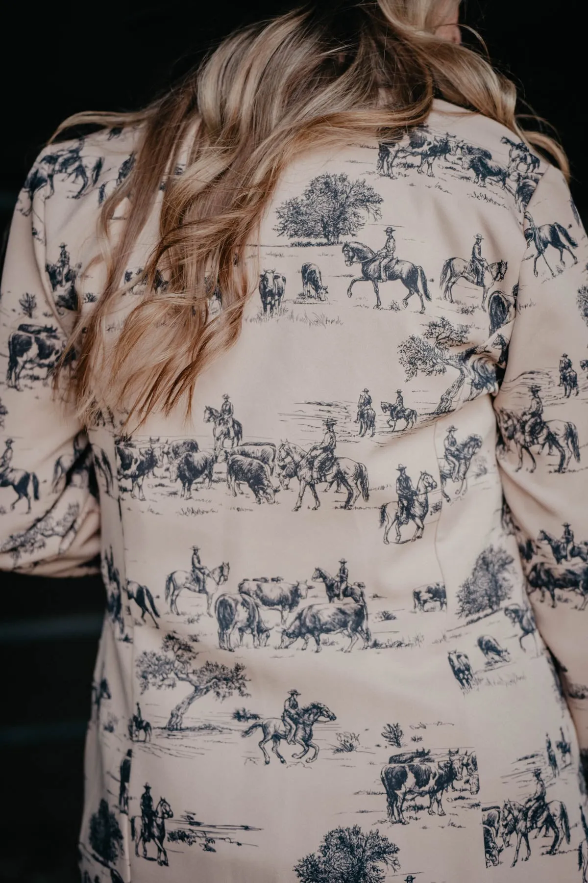 ‘Tilly’ Vintage Ranch Toil Blazer (S-XL)