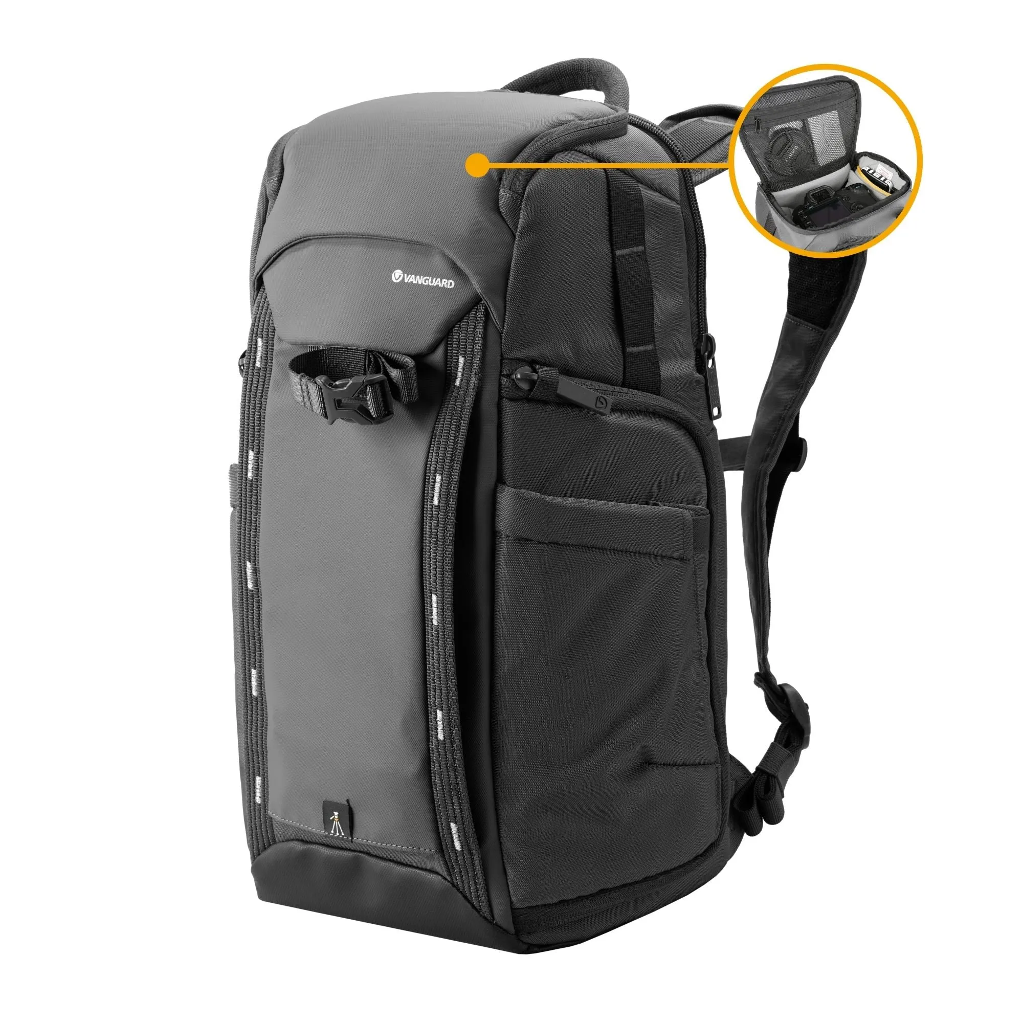 VEO ADAPTOR R44 GY 16 Litre Backpack with USB Port - Rear Access