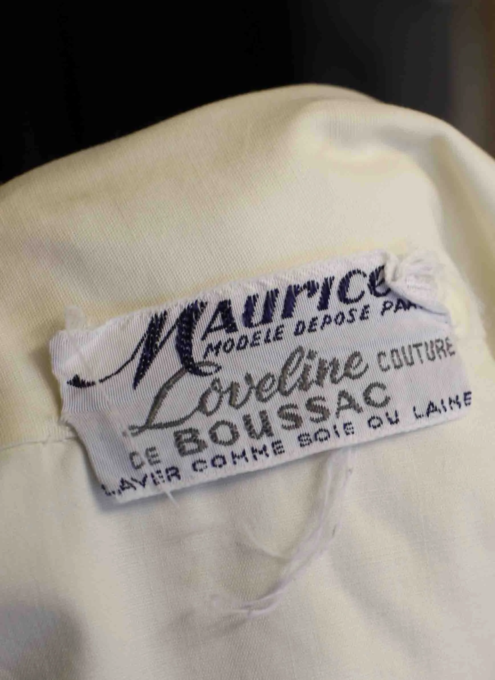 Vintage 1950s Cream Cotton Blouse