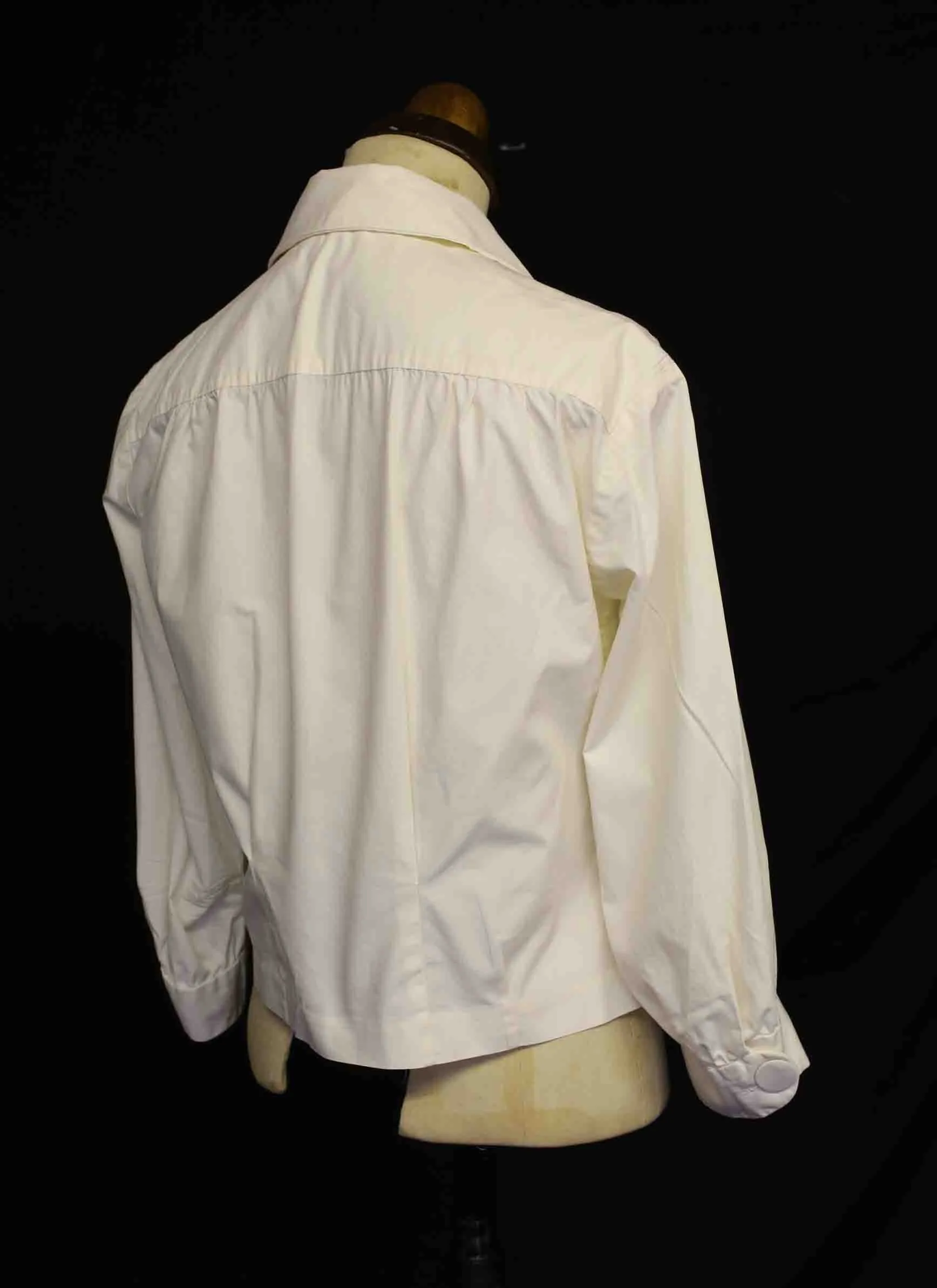 Vintage 1950s Cream Cotton Blouse