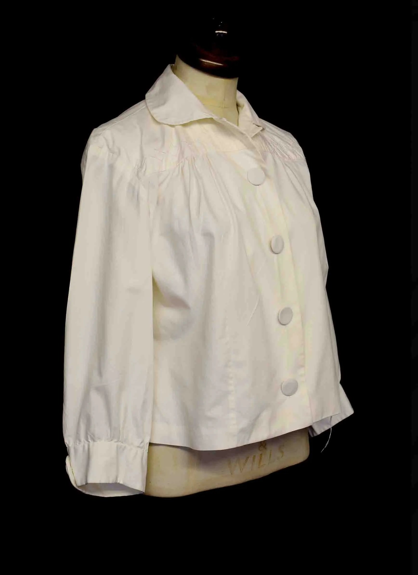 Vintage 1950s Cream Cotton Blouse